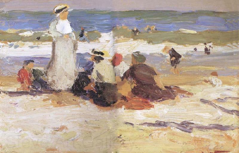 Edward Henry Potthast Prints At the beach